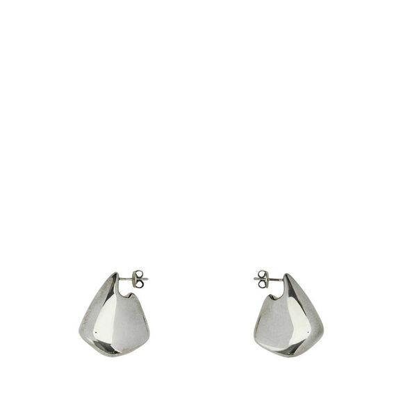 Bottega Veneta Women Silver Fin Earrings